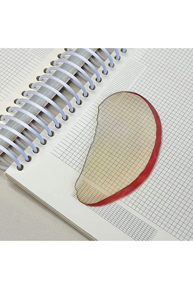 فاصل كتاب بتصميم شريحة فاكهة إبداعية على شكل تفاحة، بتصميم محاكي ومرح، مناسب لـ INS وتصوير الكتب.