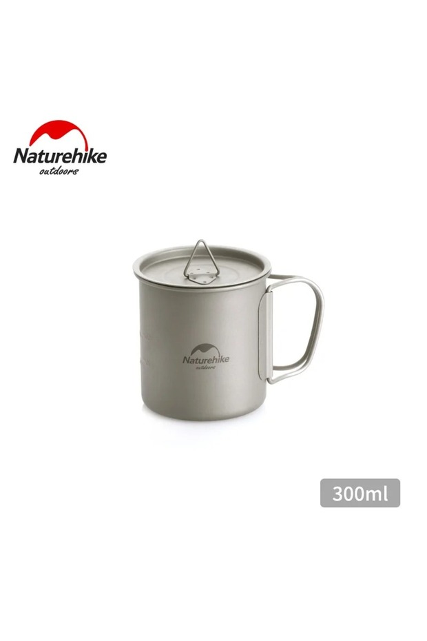 Naturehike 300ml - cup Naturehike 2026 New Titanium Cup Set Portable Storage Ultralight Large Tablew
