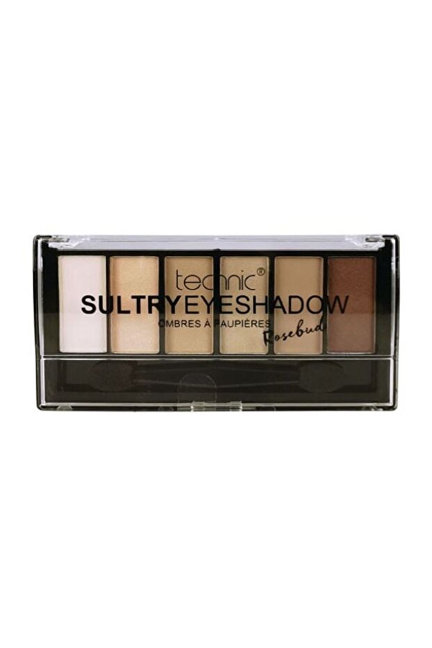 Eyeshadow 6's Sultry - Rosebud | 6-Shade High-Pigment Palette | Soft Rose & Mauve Tones