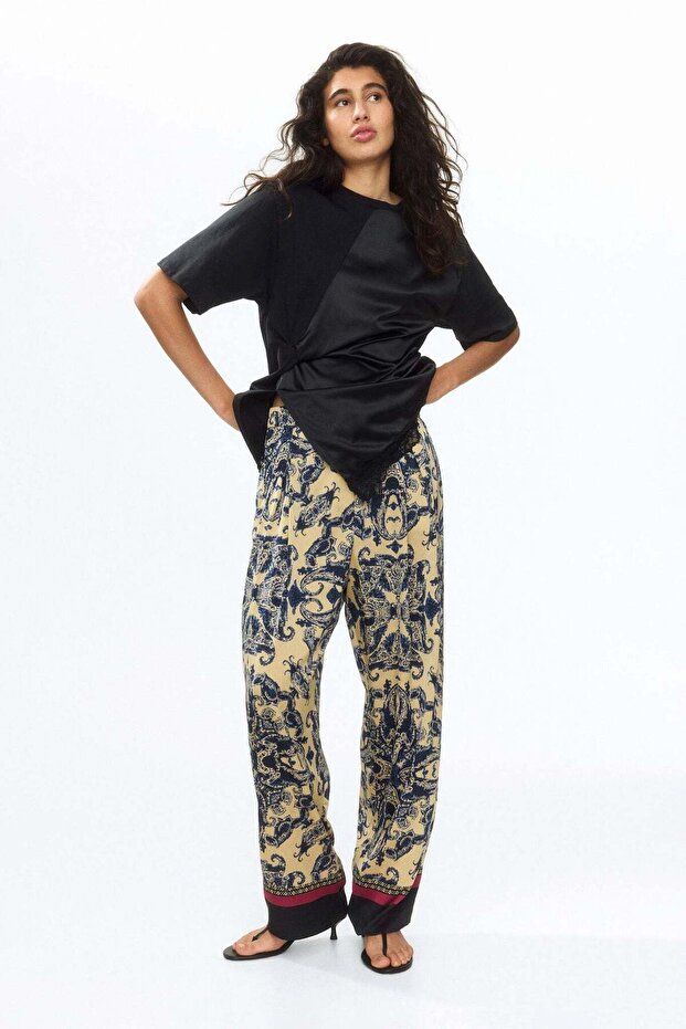 Barrel drawstring trousers - 1