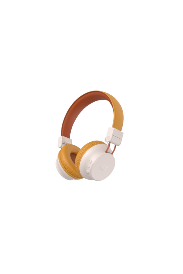 HS E30 Bluetooth Headphones – Wireless Over-Ear Headset with Active Noise Cancellation Upto 55H Playtime with Crystal-Clear Audio, Beige color