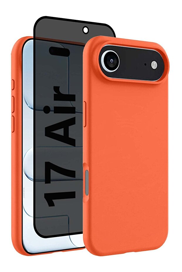 2Packs Liquid Silicone Protective Phone Case for iPhone 17 Air, Soft Anti-Scratch Microfiber Lining