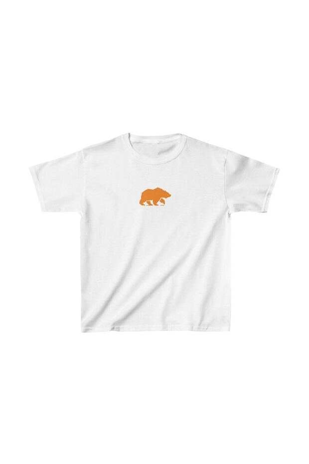 Unisex Kids Printed T-Shirt - White