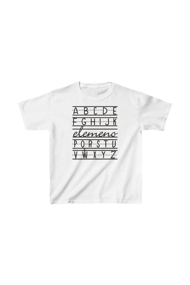 Unisex Kids Printed T-Shirt - White