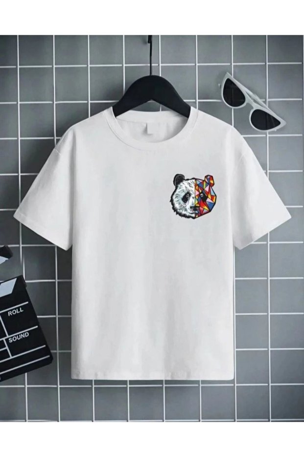 Unisex Kids Printed T-Shirt - White