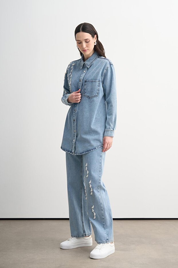 Pearl Denim Suit - 2