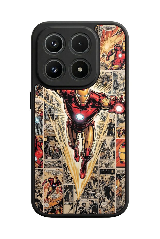 Xlaomi Mi 17 5g Compatible Glossy Premium Case with Iron Man Design