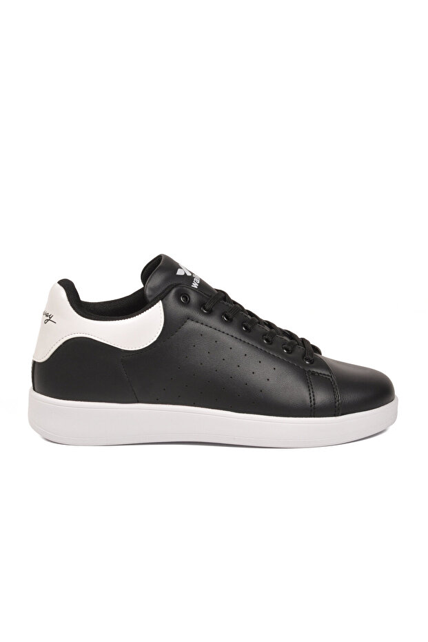 Black-White Lightweight Men's Sports Shoes 26116 Costa m