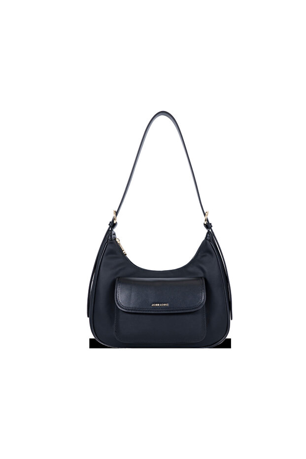 Ladies Hand Bag with adjustable JLSU26-27, Black