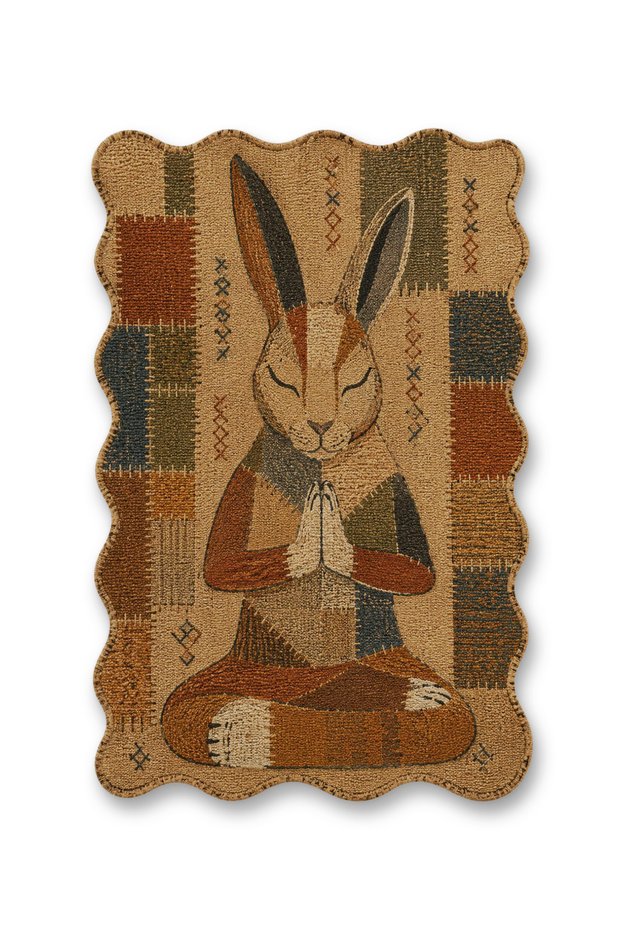 Sdt Women's Theme Patterned Modern Woven Base Decorative Carpet Sdt1464