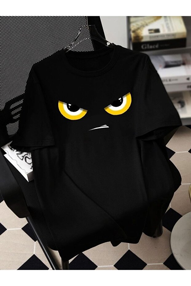 Oversize Minimalist Graphic Printed Short Sleeve T-Shirt