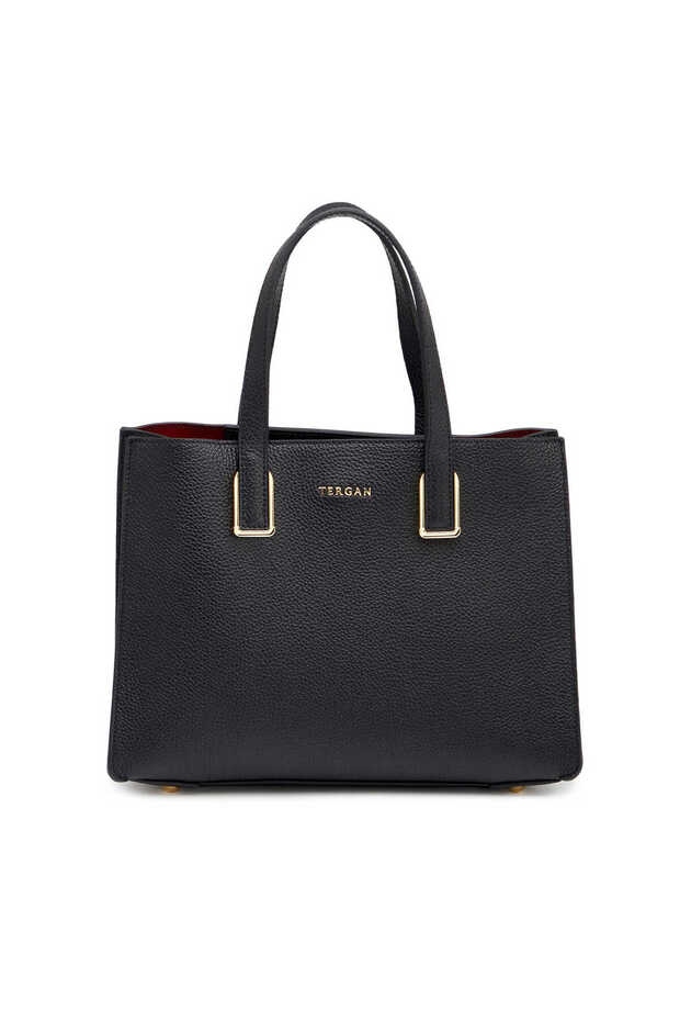 Black Genuine Leather Women's Shoulder Bag - S26Y1Bc80487-A41