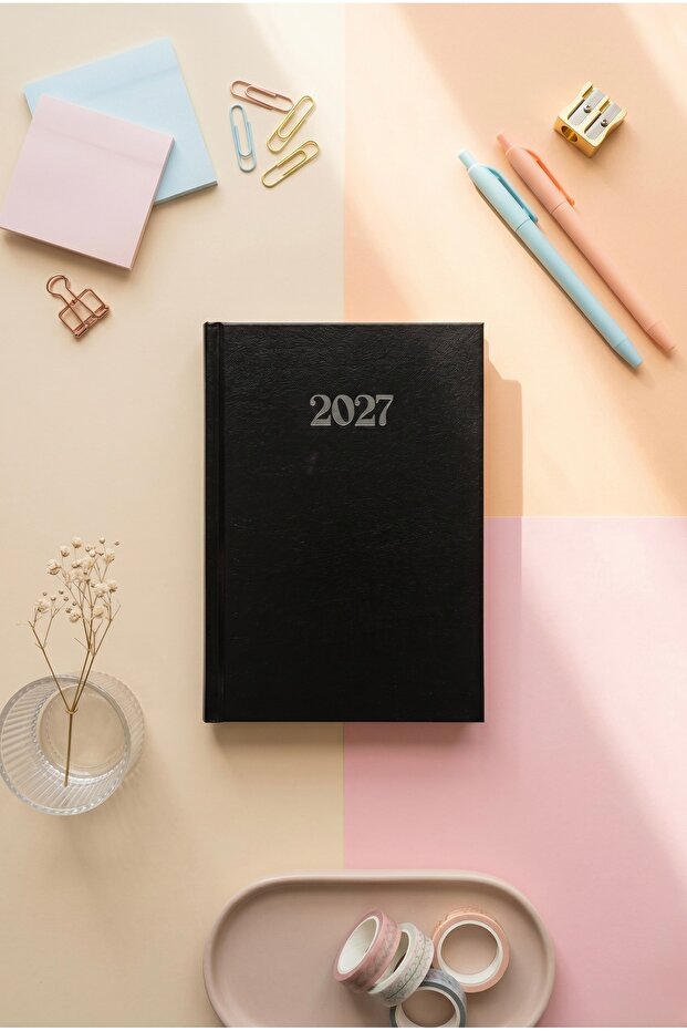 2027 Daily Agenda - Paper Cover - 168 Sheets