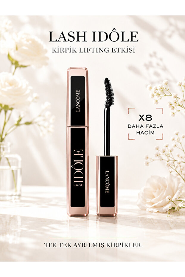 Lash Idole Lifting Effect Instantly Lifts and Volumizes Eyelashes 01 Black Mascara 8ml
