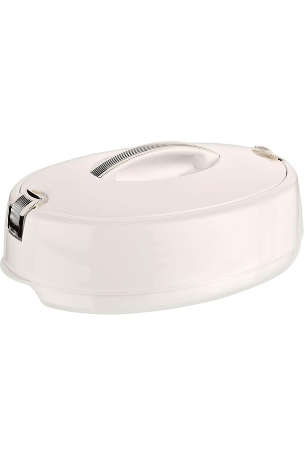 ,Elegant Oval Deluxe,Thermo Hot Pot, 5L,(inside stainless steel outside plastic),modern design,Assorted color.