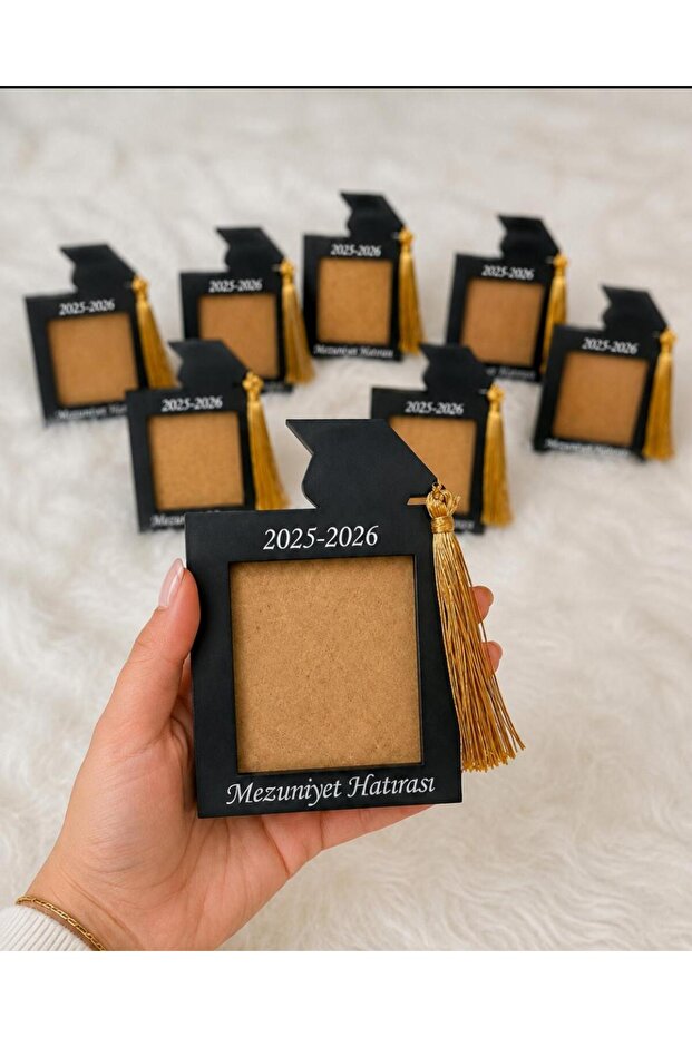 VİP19 ATÖLYE Mezuniyet Hatırası 10lu paket Magnet Çerçeve