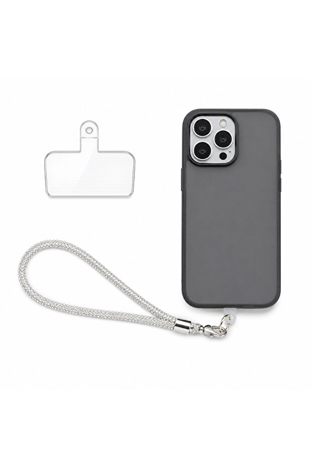 Multi-Purpose Wrist Strap Lanyard Compatible with All Phone Models, Phone Charm, Crystal Stone Phone Wrist Strap