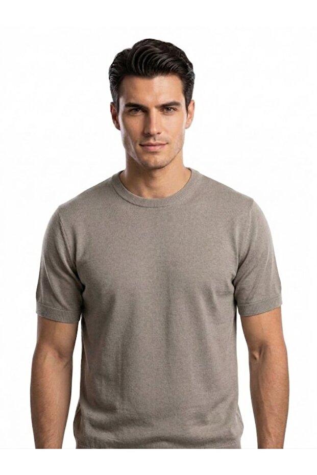 Crew Neck Knitwear T-Shirt 2615000