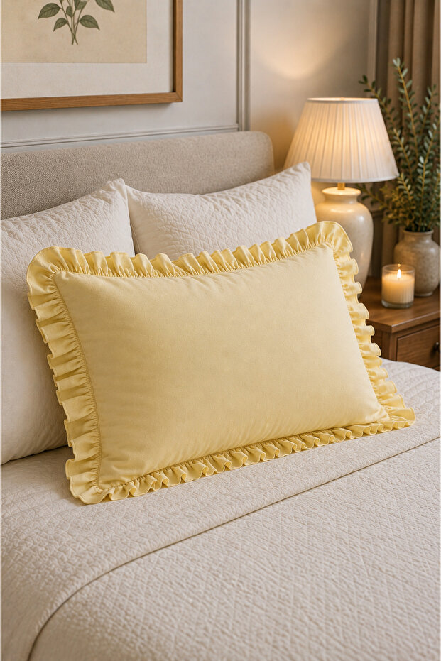 Soly Ruffled Pillowcase | 1 Piece | 50 X 70 cm