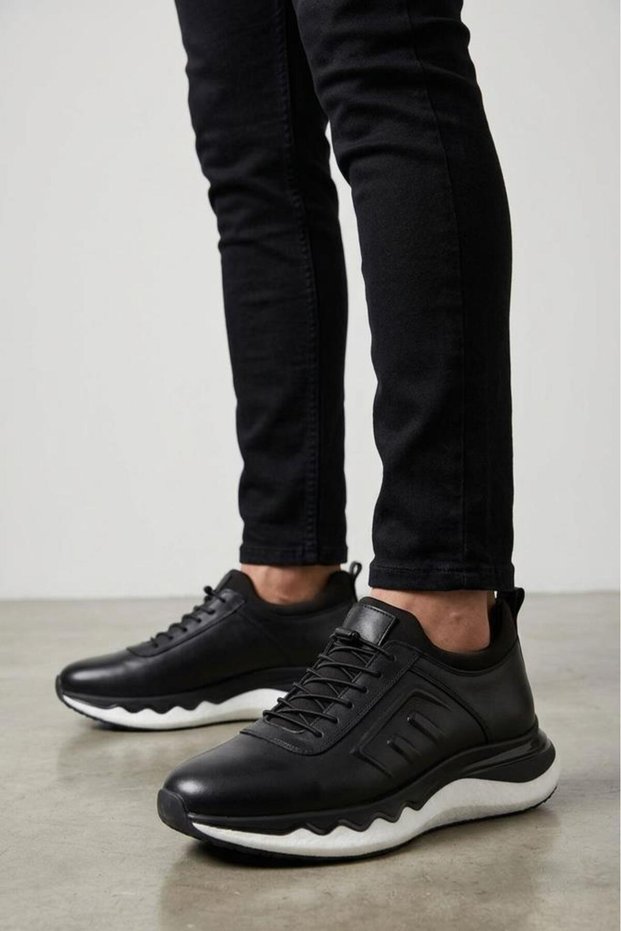 Ps-1700 Genuine Leather Men's Sneakers & Sports Shoes