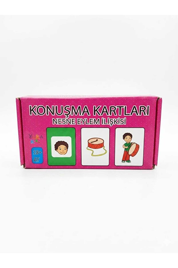Conversation Cards Object Action Relationship - Educational Language and Speech Development Set +18 Months