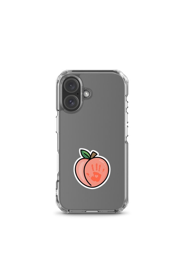 iPhone 17 Compatible Peach Design Phone Case