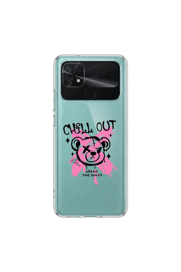 Poco C40 Compatible Graffiti 6 Design Transparent Case