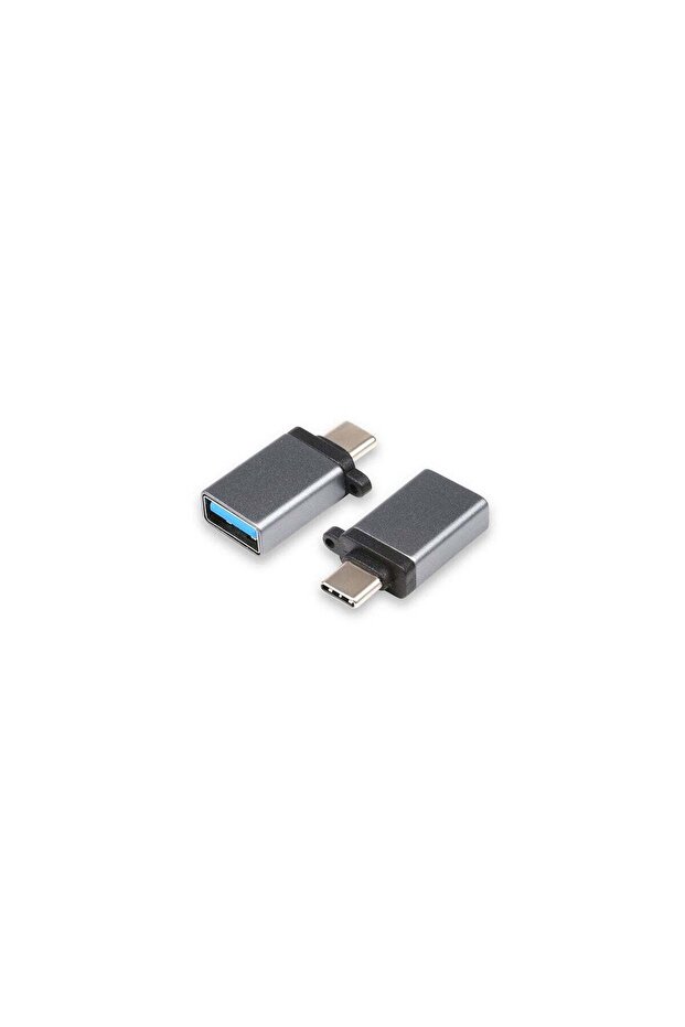 USB-C to USB 3.0 OTG Adapter, High-Speed Data Transfer & Universal Compatibility, Zinc Alloy Metallic Build, Space Grey - CA645
