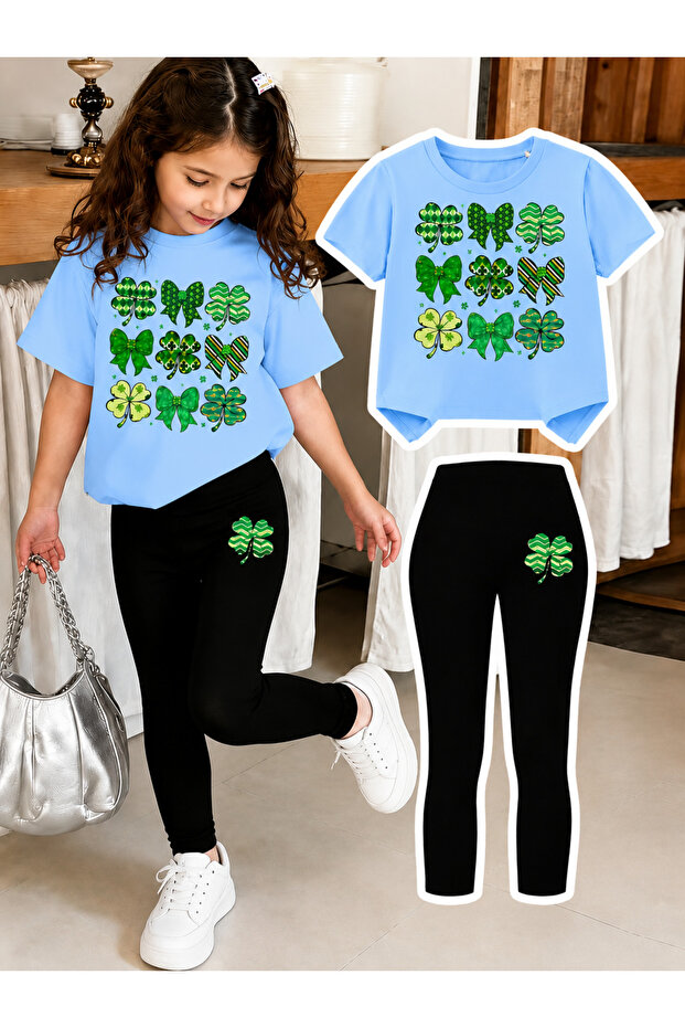 Kids Leggings and T-Shirt Set