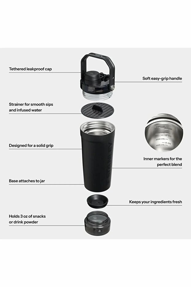 The Vitalize™ Activate Shaker 0,60 LT / 20Oz Beyaz 10-13007-023 - 2