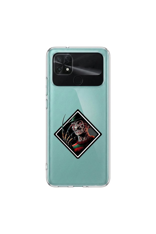 Poco C40 Compatible Horror 2 Design Transparent Case