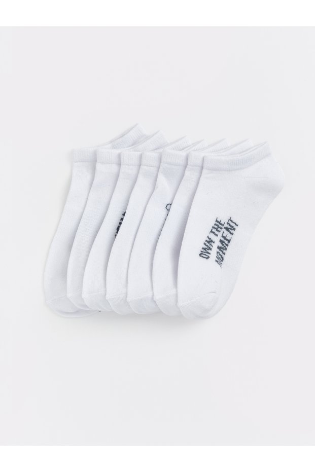 Patterned Boys' Trainer Socks 7 Pack
