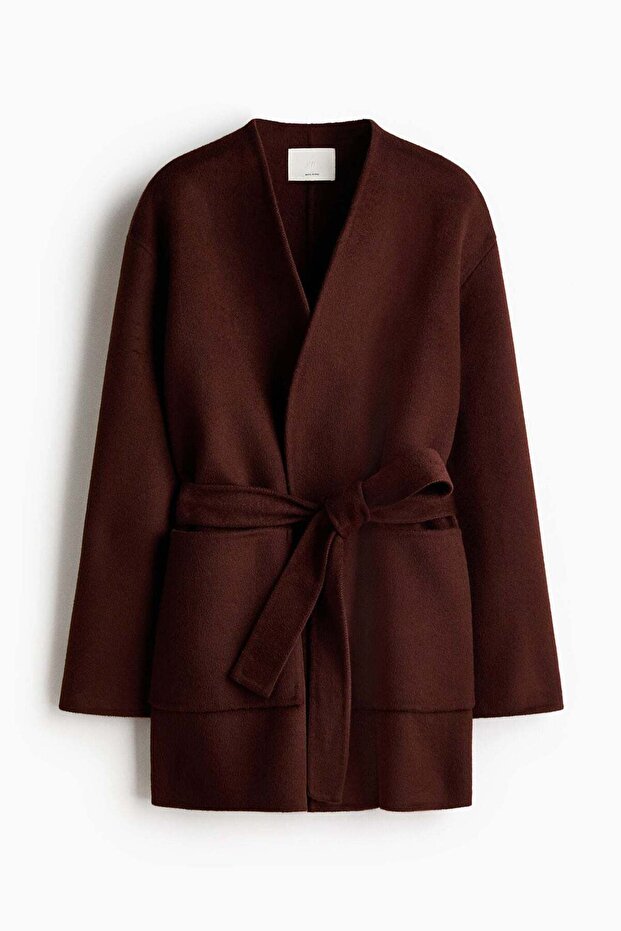Handmade wool-blend coat - 4