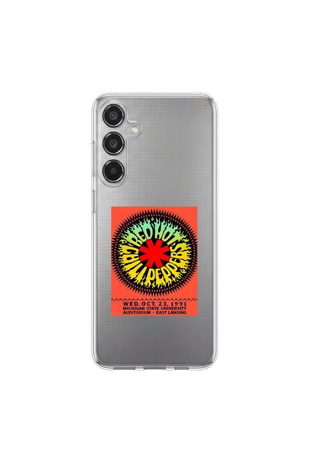 Samsung Galaxy M35 Compatible Metal 14 Design Transparent Case