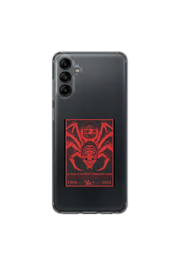 Samsung Galaxy A05S Compatible Metal 19 Design Transparent Case