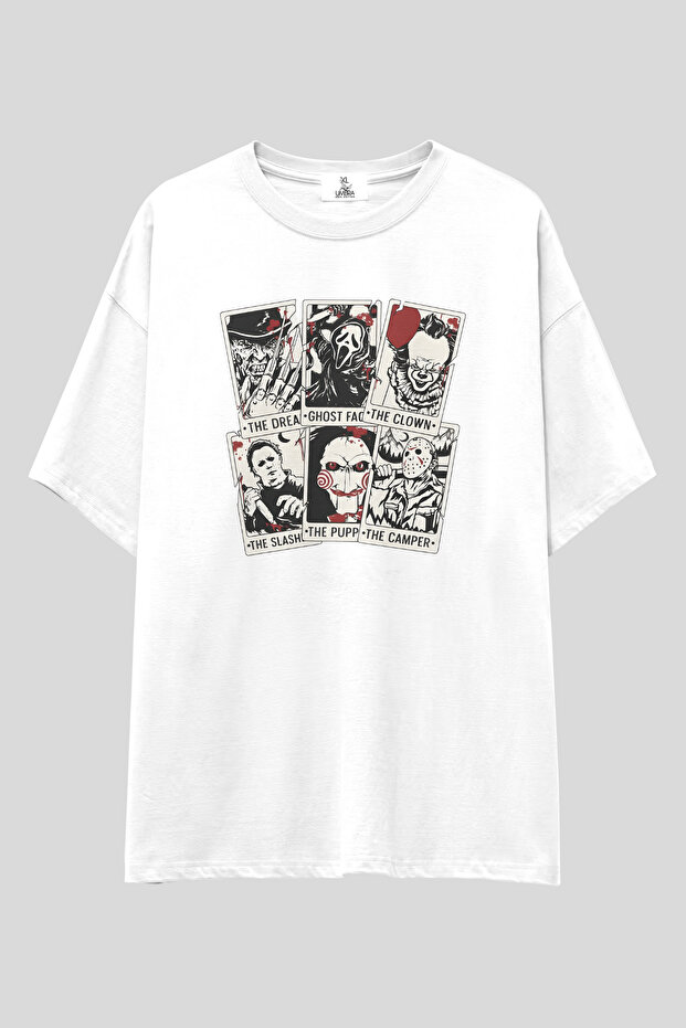 Horror Nightmare Cards T-Shirt | Unisex 100% Cotton Custom Design Tee