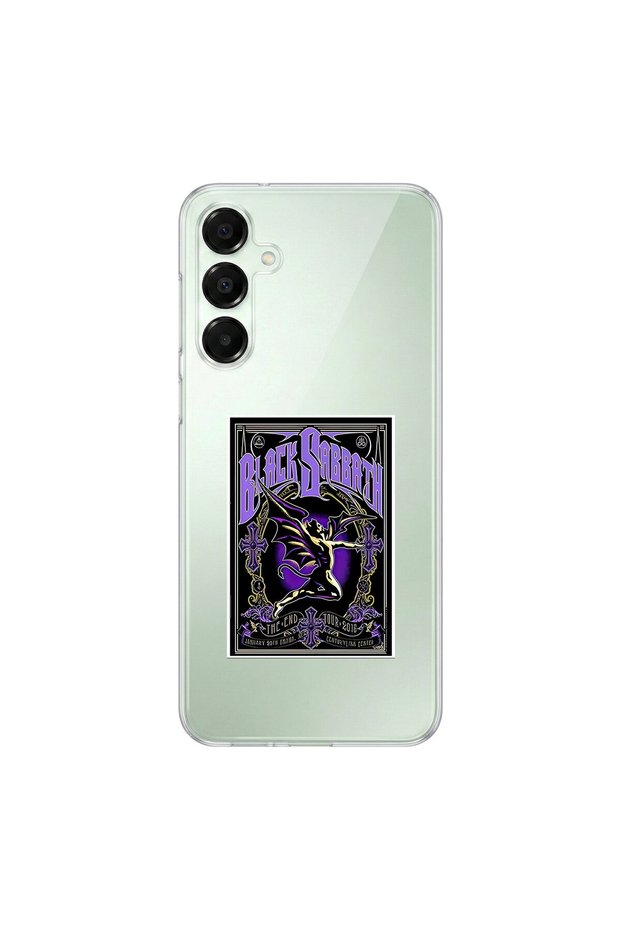 Samsung Galaxy A16 Compatible Metal 2 Design Transparent Case