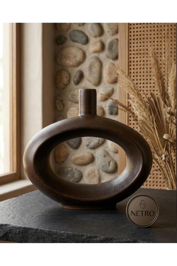 Big Size Bohemian Handmade Special Series Ceramic Vase 26 cm