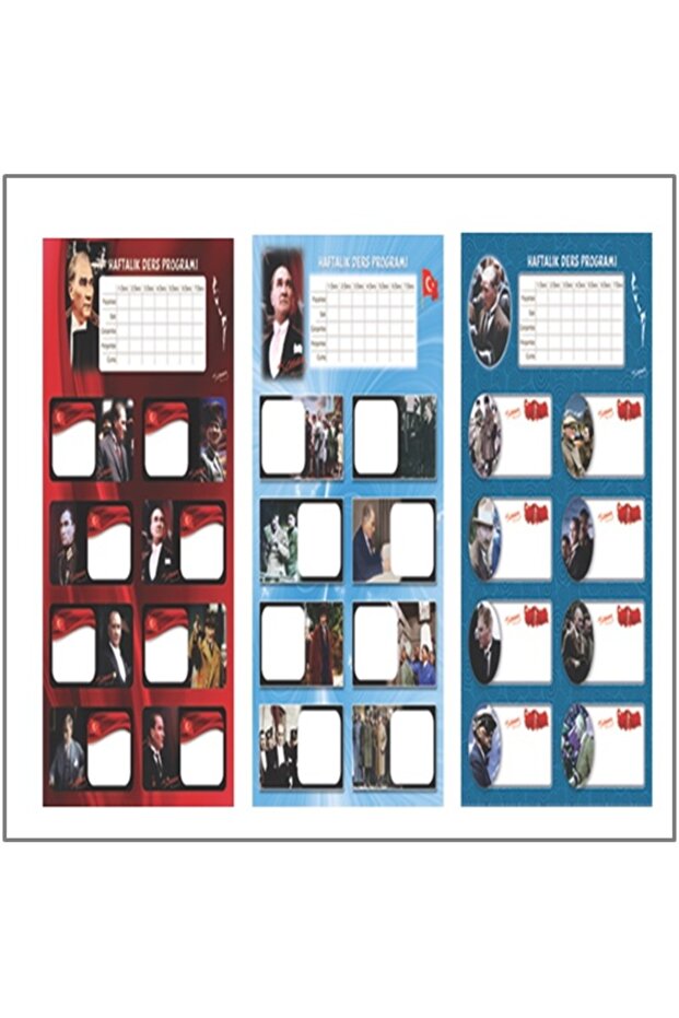 Ataturk School Label 3 Sheets 24 Labels - 2 Pieces