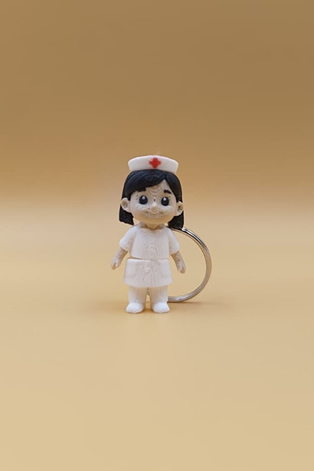 Nurse Figured Keychain - Movable Keychain Bag Ornament Charm