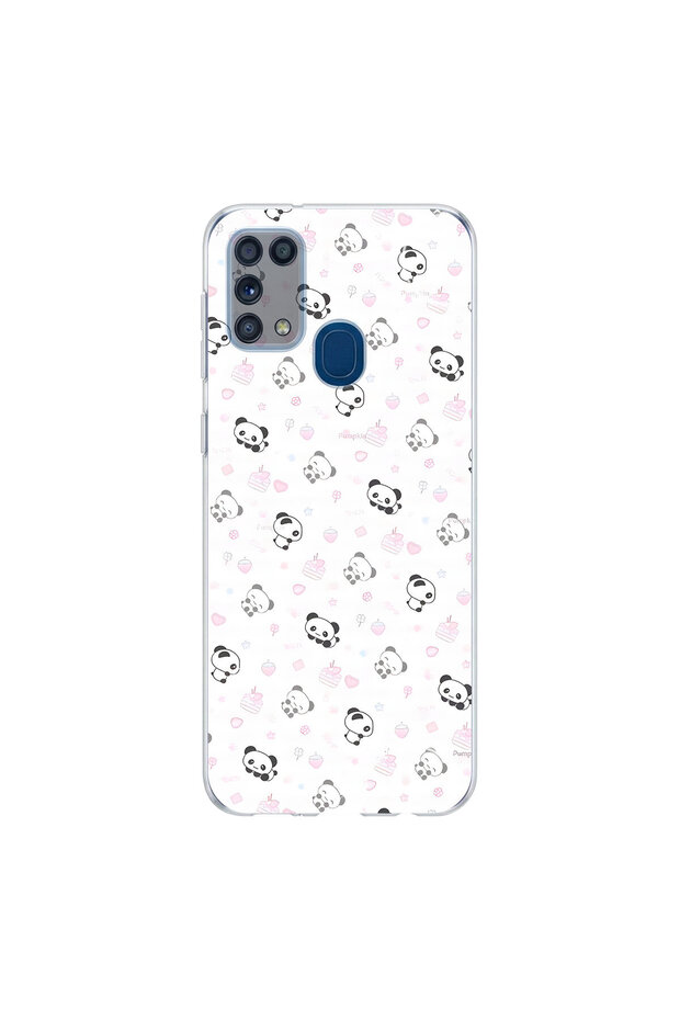 Samsung Galaxy M31 Compatible Minies 4 Design Transparent Case