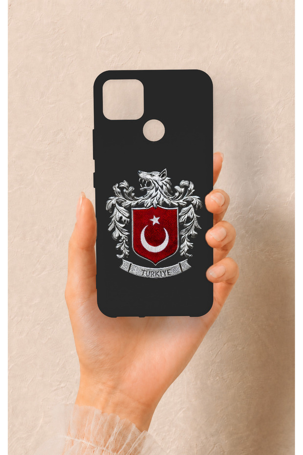 Realme C25 Compatible Turkish Arma Patterned Silicone Case