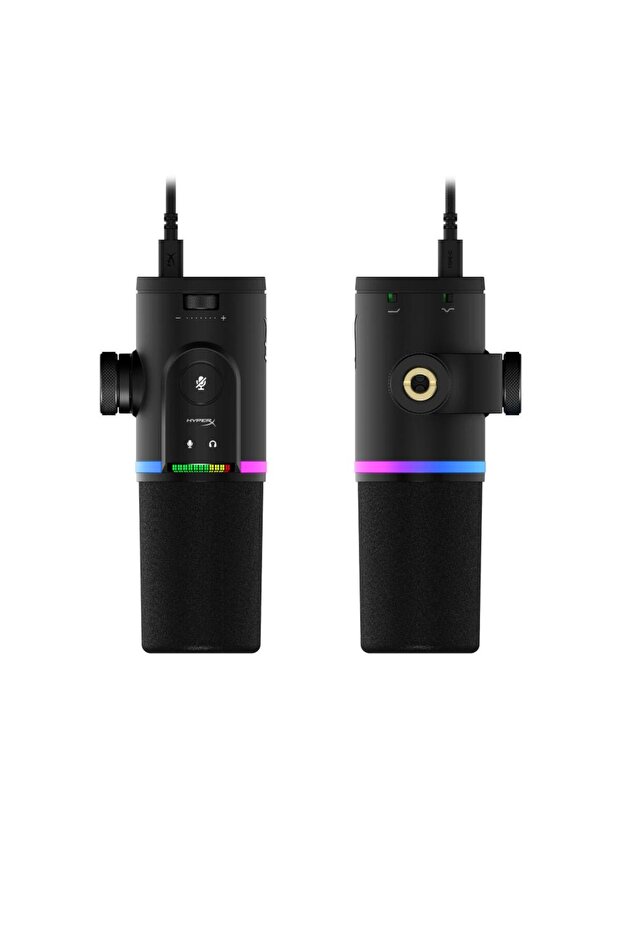 Microfon dinamic FlipCast, USB-C/XLR, Cablu 3m (Negru) - 4
