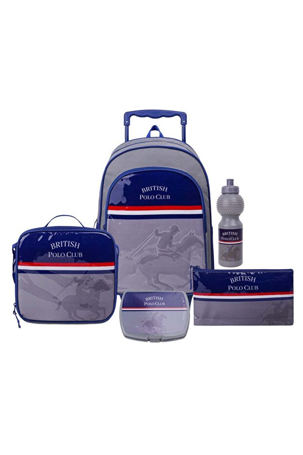 Motto CBPC4 5In1 Trolley Box Set 16" I Trolley I Lunch Bag I Water Bottle I Pencil Case I Lunch Box I Packaging