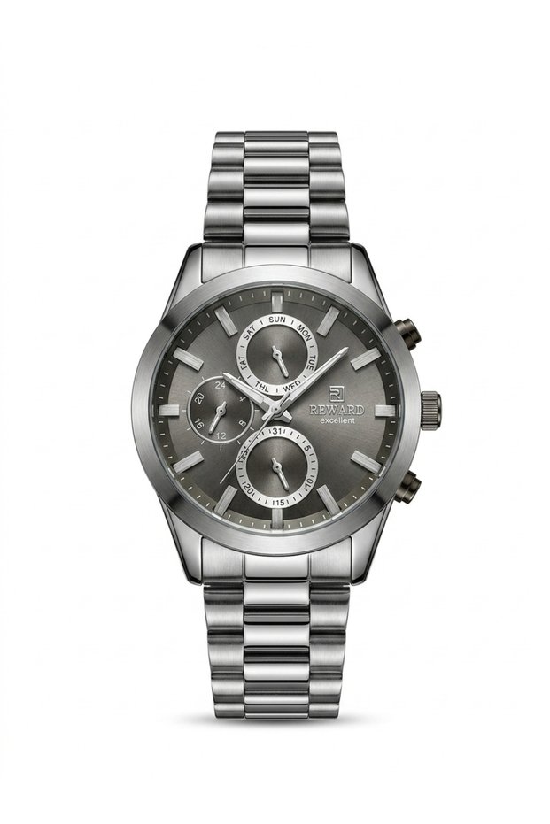 Men's Smoked Metal Cord Smoked Dial Wristwatch 2 Years Warranty
