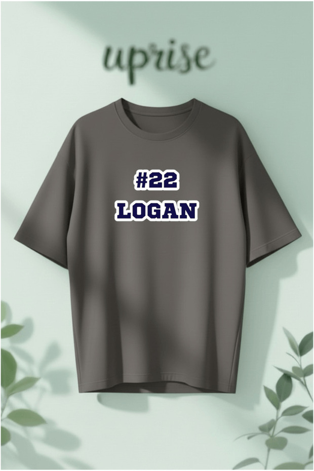 Off Campus Briar Logan Printed Cotton Oversize T-Shirt