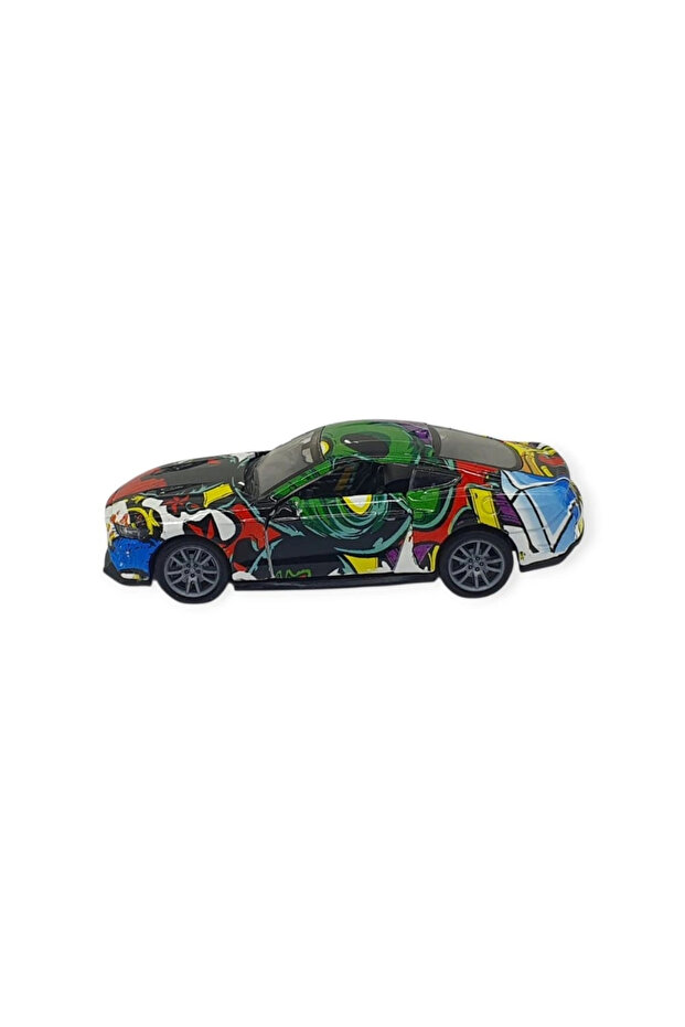 Pull and Drop Gravity Car Metal -K174C1 - Green - 1 Pc