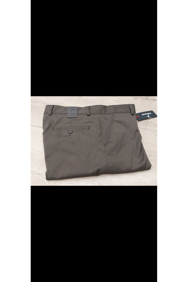 Men's Linen Canvas Pants Summer Classic Cut Lycra Slim