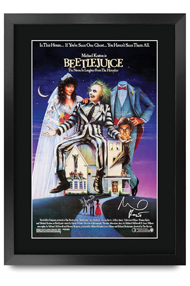 Beetlejuice Framed Poster 70 x 100 cms