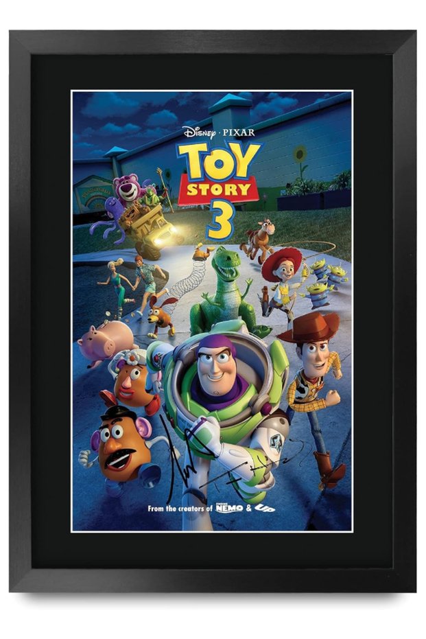 FR A3 Toy Story 3 Gifts Printed Poster Signed Autograph Picture for Movie Memorabilia Fans - A3 Framed